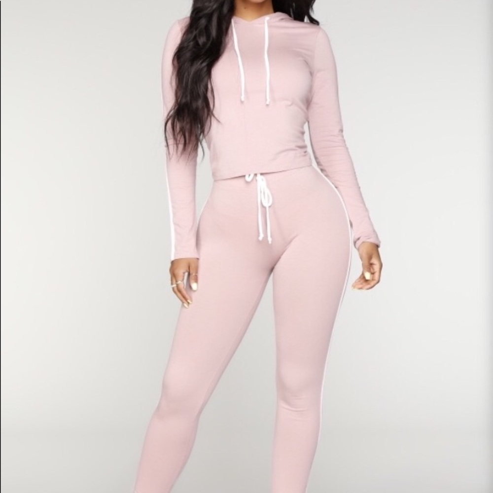Mauve Tennis Time Long Sleeve Set